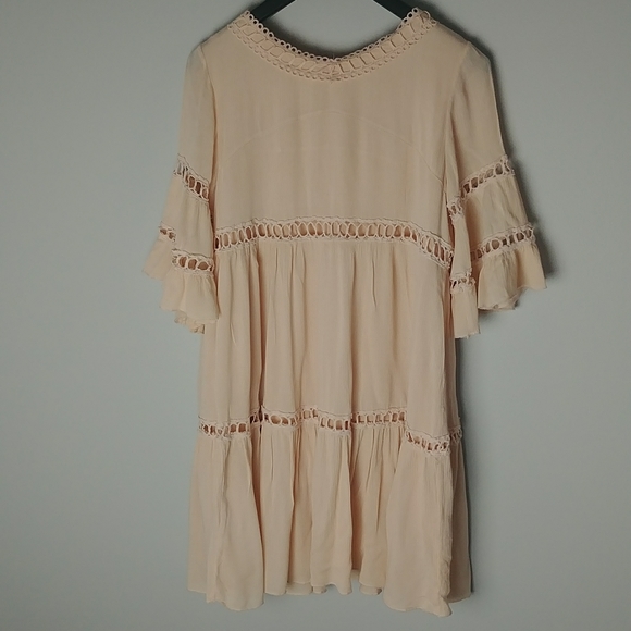 Listicle ruffled baby doll boho dress - Picture 1 of 10
